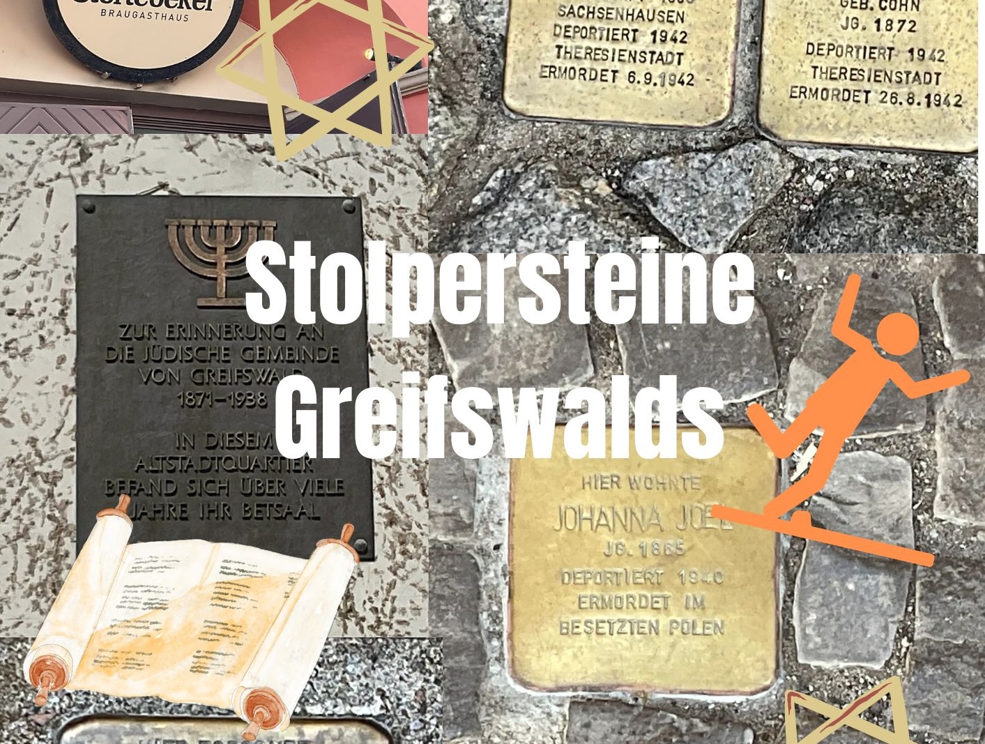Gruppe D – Stolpersteine Collage